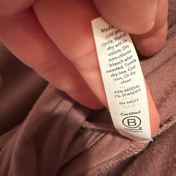 Athleta Wide Leg Studio Pant Tawny Rose Size Large - Picture 10 of 12